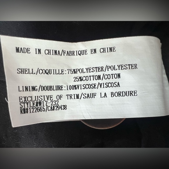 Anama Southwestern Geometric Tapestry Coat Blue Black Woven Jacket NWT Size M - Picture 14 of 17